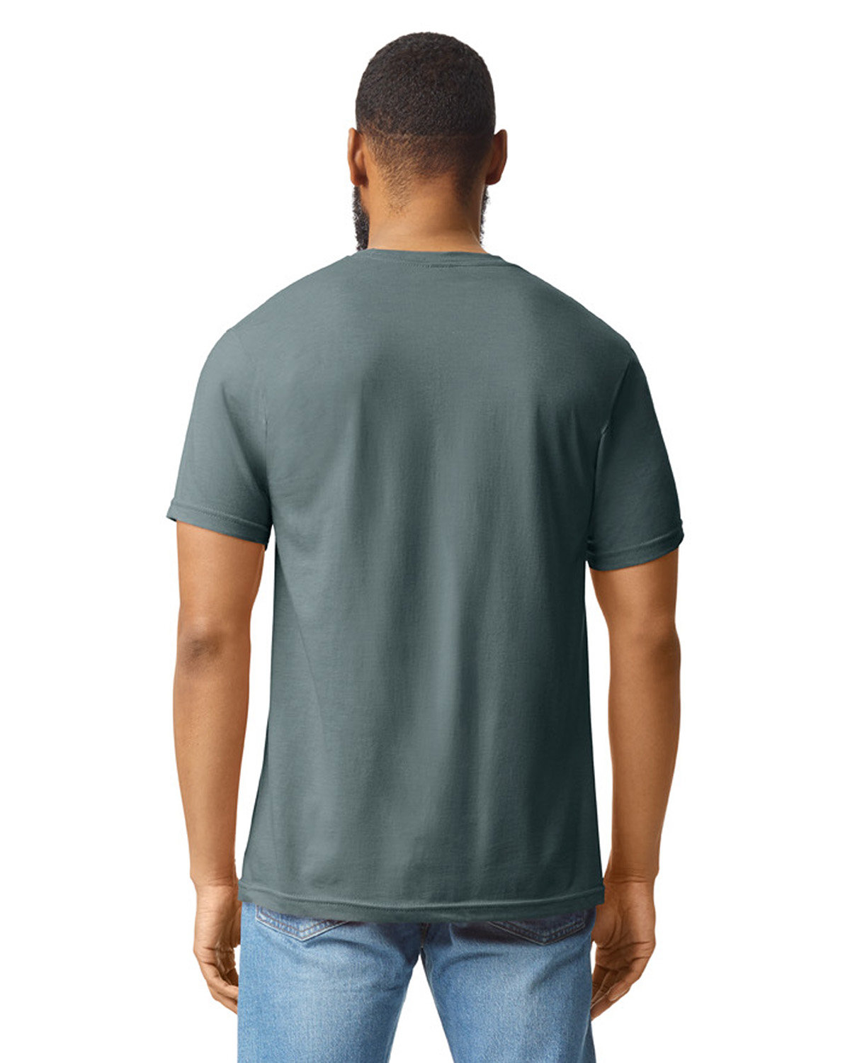 Mens Softstyle CVC T-Shirt - Image 2