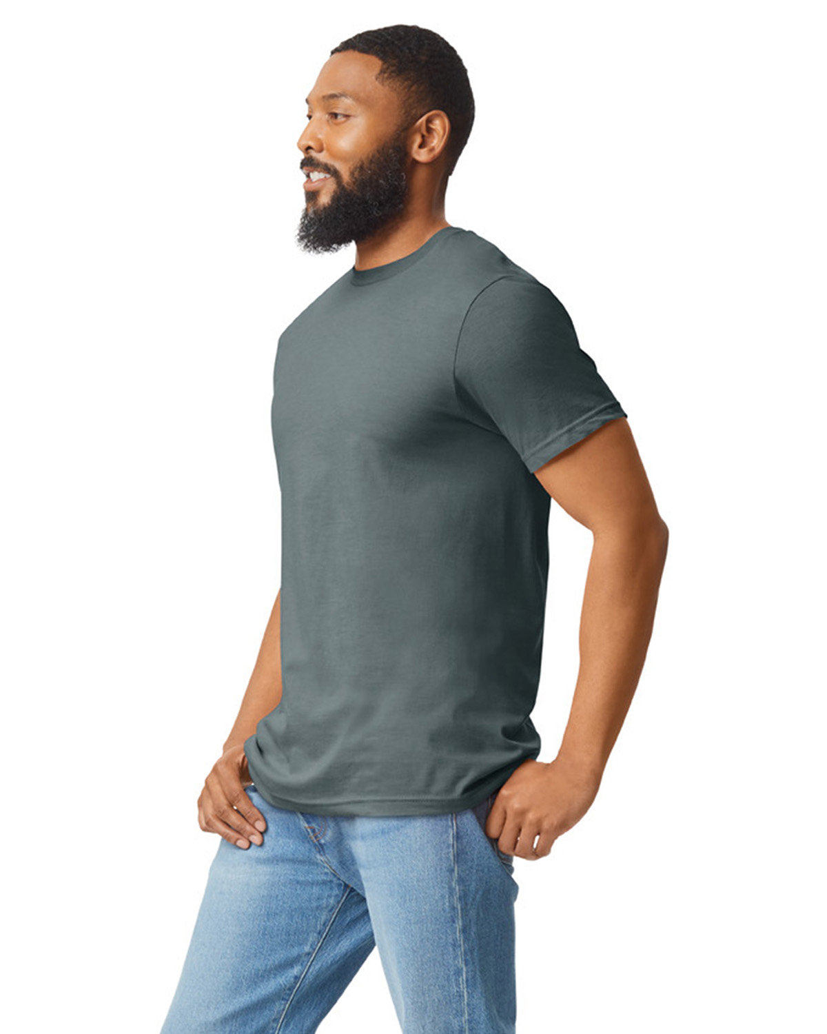Mens Softstyle CVC T-Shirt - Image 4
